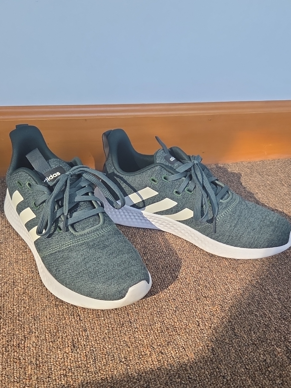 Green Adidas Size 9.5 Sneakers